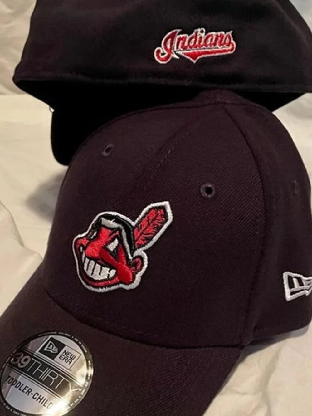 CLEVELAND INDIANS CHIEF WAHOO NEW ERA 39THIRTY TODDLER/CHILD FLEXFIT HAT/CAP NWT